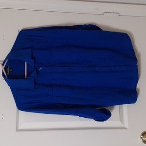 ⚘3 for $10 blue button down blouse